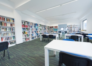 library interior