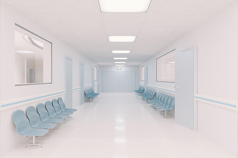 hospital corridor painting and decorating London